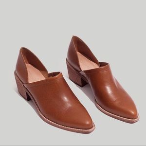 Madewell The Brady Lowcut Cognac Bootie Size 9